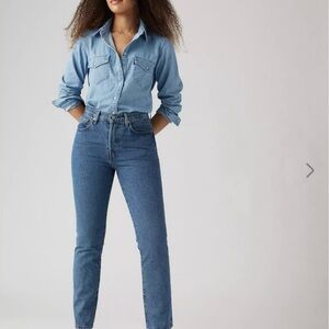 Levi's High Rise Blue Women's Jeans